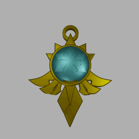 GIF of Mondstadt vision from Genshin Impact with different element symbols